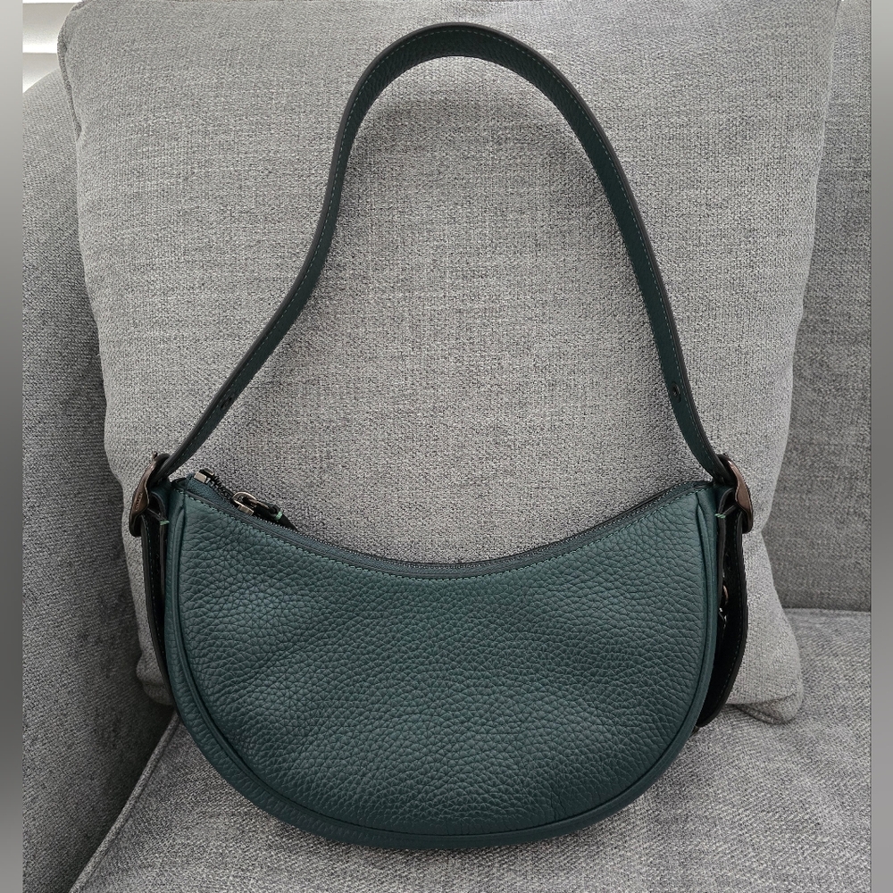 Coach Luna Shoulder Bag Dark Green